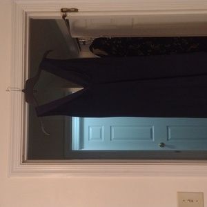 Floor length Navy Laundry by Shelli Segal Gown